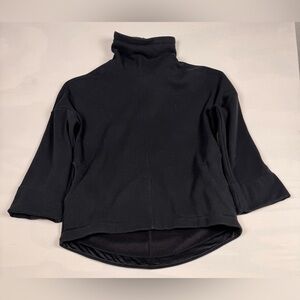 Athleta Cozy Karma Funnel Neck Long Sleeve Sweater Black Women’s S Retail $129